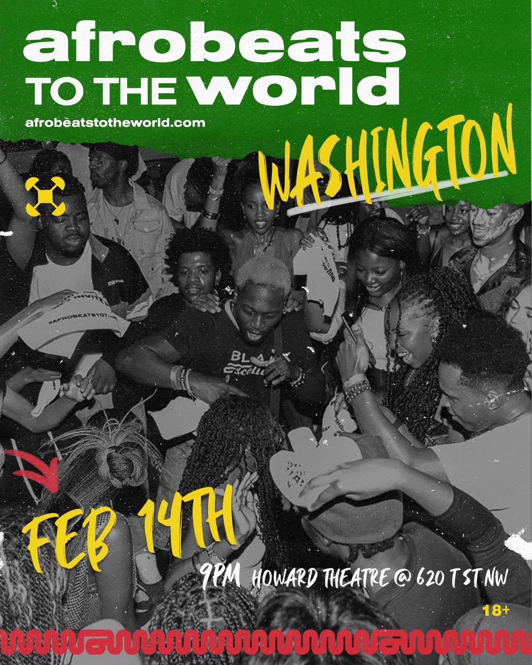 Afrobeats to the World - DC promotional graphic