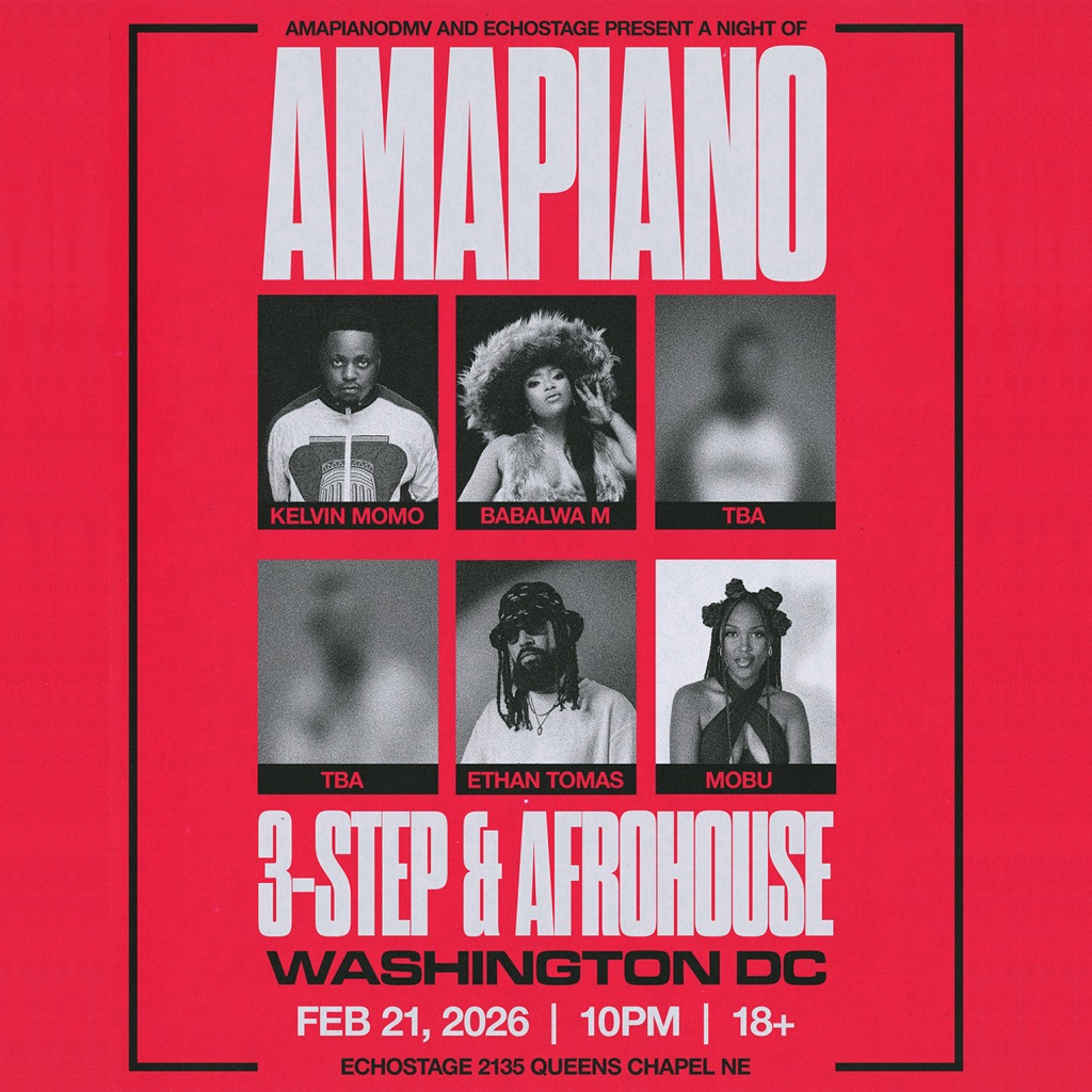 AMAPIANODMV & Echostage Present: A Night of Amapiano promotional graphic